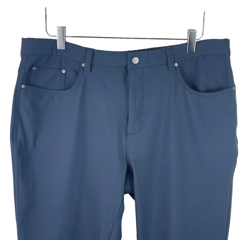 Greg Norman Collection Navy Golf Pants Modern Stretch Men's Size 36” Waist